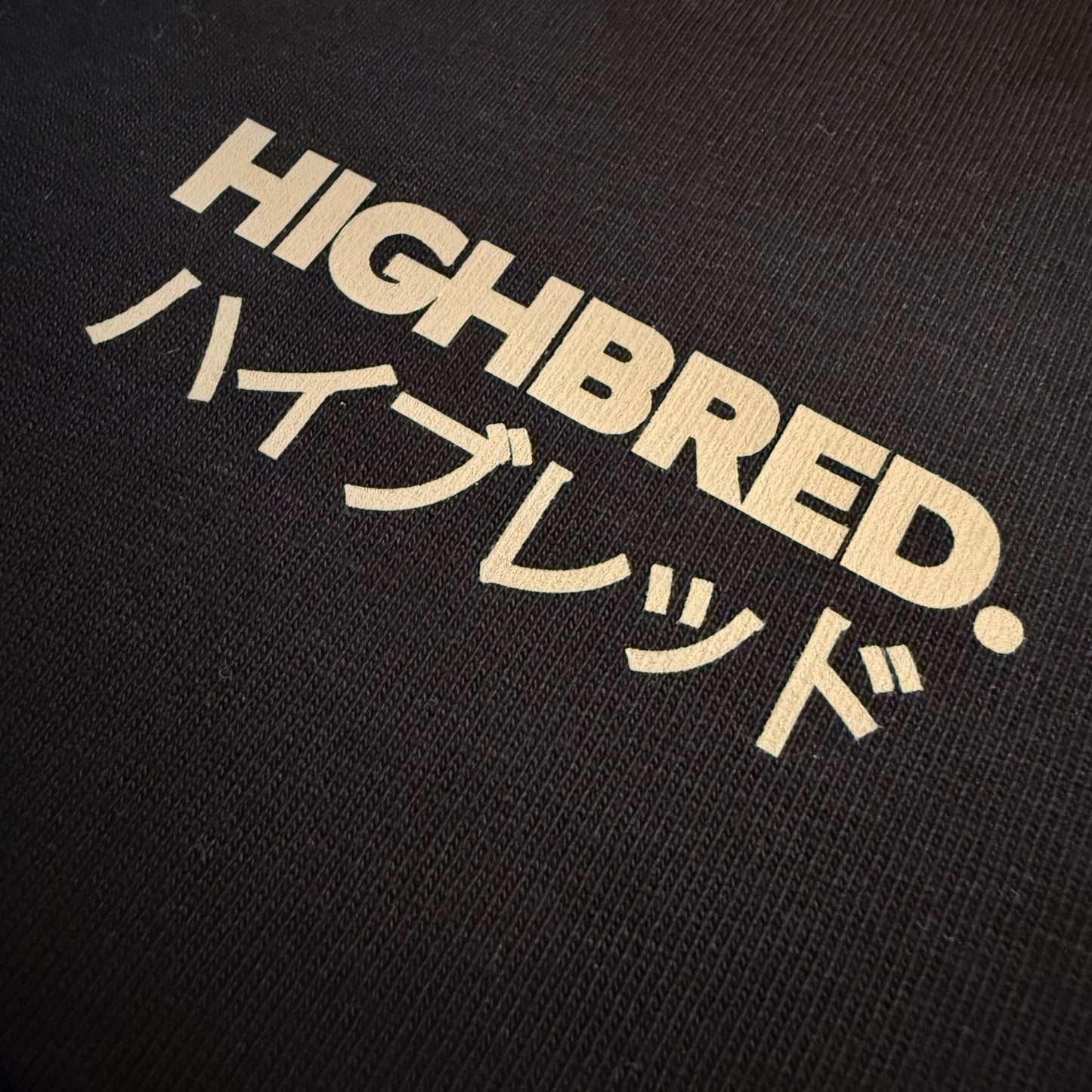 Camiseta Japanese - Negro/Beige