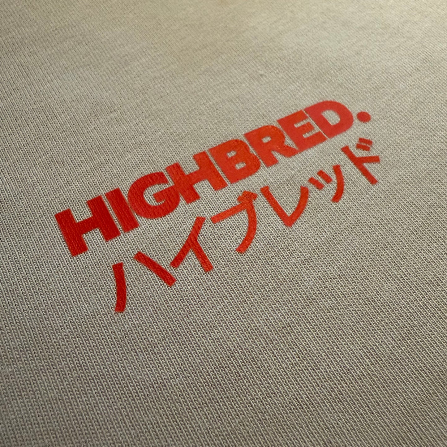 Camiseta Japanese - Beige/Naranja