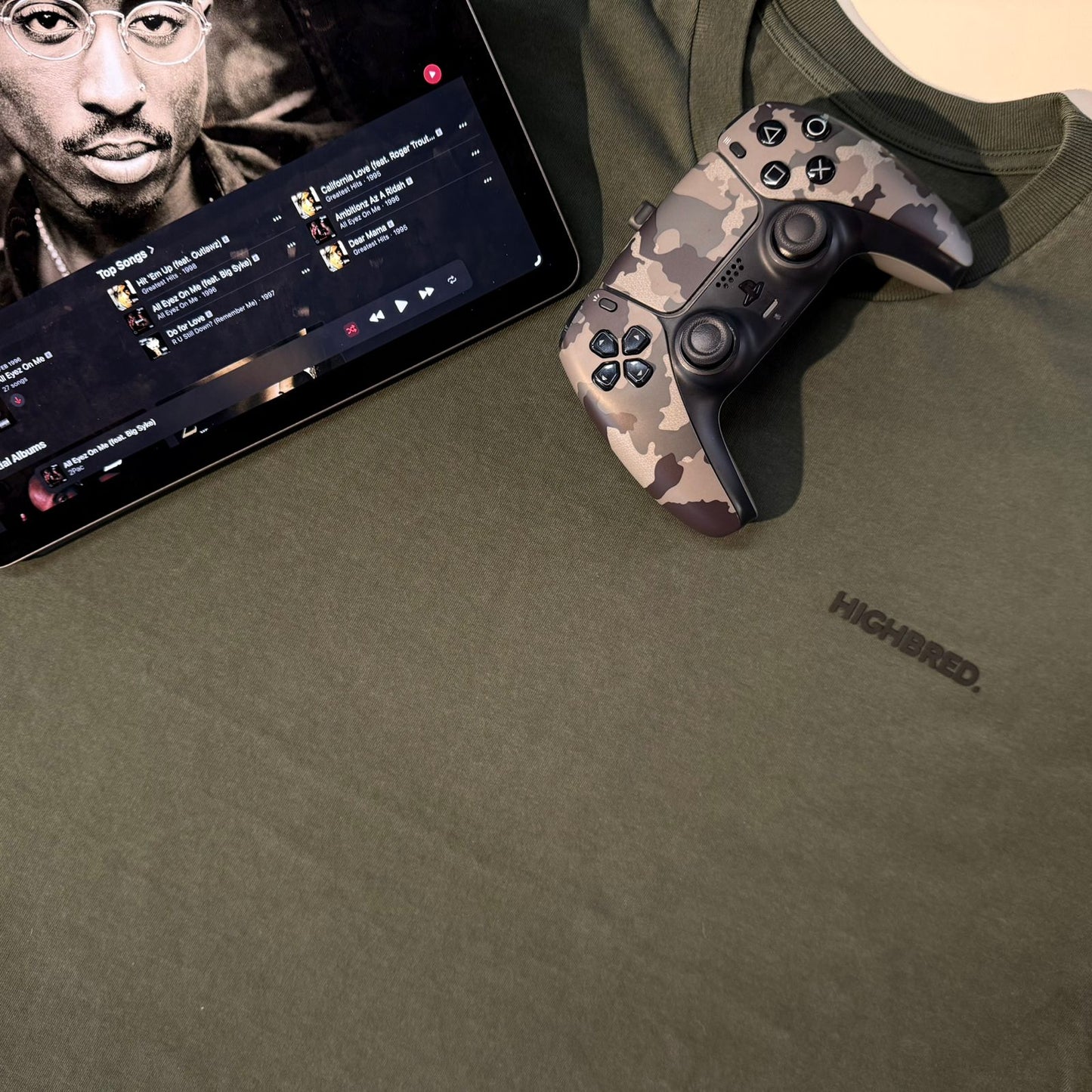 Camiseta básica 008 - Verde militar